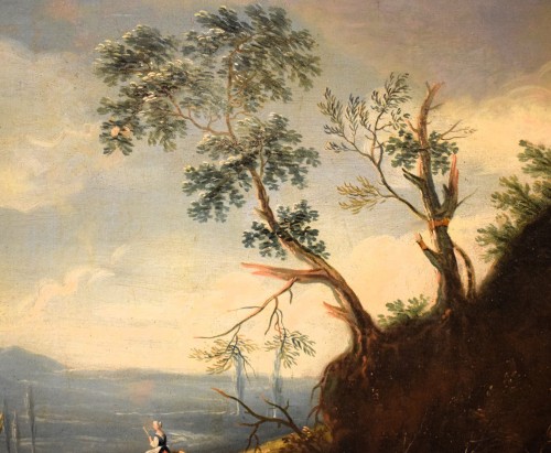 Louis XVI - Paysage lacustre - Atelier Antonio Diziani (1737-1797)